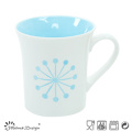 11oz cor brilhante porcelana caneca com preço barato